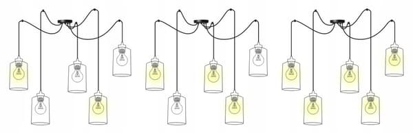 MODERNE LOFT HÆNGELAMPE SORT LED LAMPE Skærm