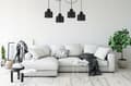 Miniatyrbillede 3 af 10: MODERNE LOFT HÆNGELAMPE SORT LED LAMPE Skærm