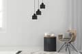 Miniatyrbillede 4 af 10: MODERNE LOFT HÆNGELAMPE SORT LED LAMPE Skærm