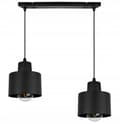 Miniatyrbillede 3 af 10: MODERNE LOFT HÆNGELAMPE SORT LED LAMPE Skærm