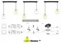 Miniatyrbillede 8 af 10: MODERNE LOFT HÆNGELAMPE SORT LED LAMPE Skærm