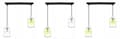 Miniatyrbillede 9 af 10: MODERNE LOFT HÆNGELAMPE SORT LED LAMPE Skærm