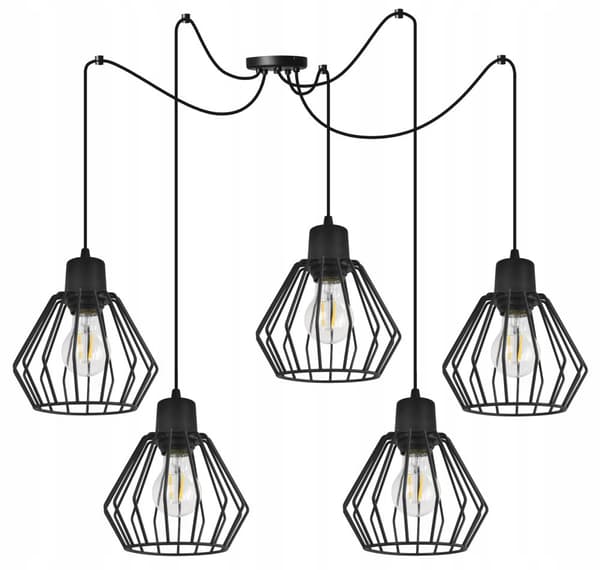 HÆNGELAMPE LOFT LYSKELYSE TRÅDLAMPE LAMPE LAMPE LED