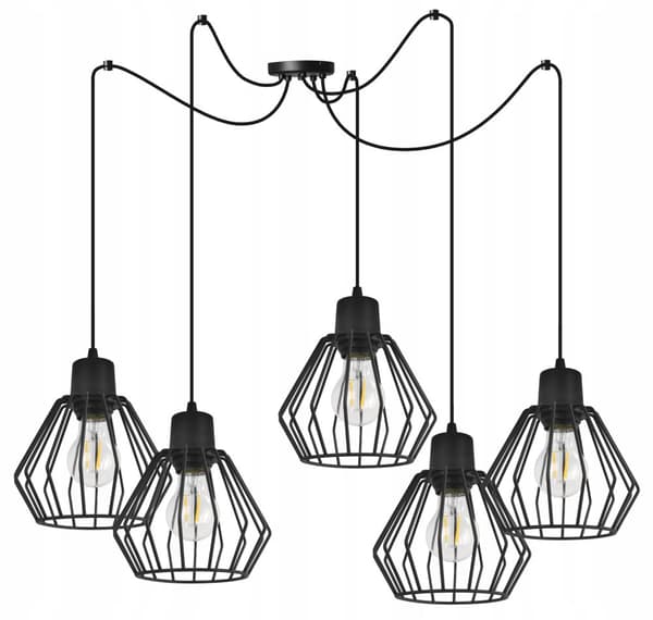 HÆNGELAMPE LOFT LYSKELYSE TRÅDLAMPE LAMPE LAMPE LED