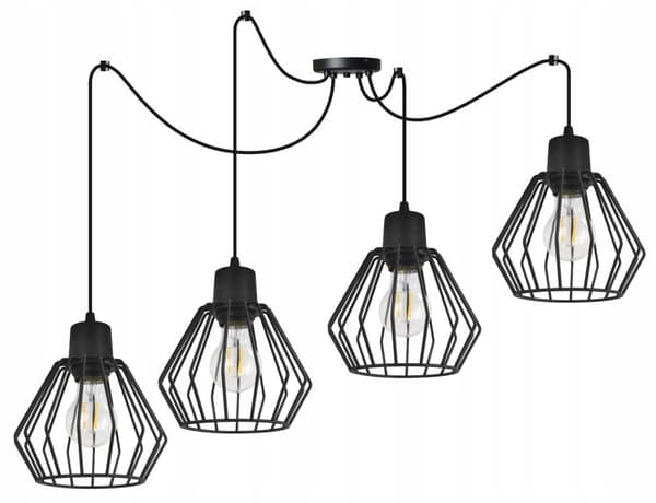 HÆNGELAMPE LOFT LYSKELYSE TRÅDLAMPE LAMPE LAMPE LED