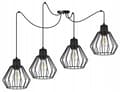 Miniatyrbillede 3 af 10: HÆNGELAMPE LOFT LYSKELYSE TRÅDLAMPE LAMPE LAMPE LED