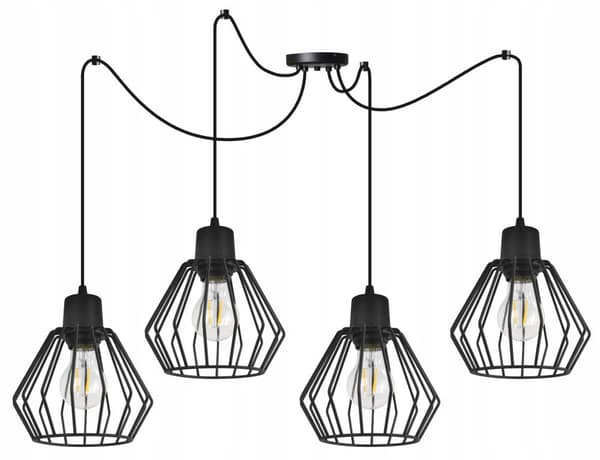HÆNGELAMPE LOFT LYSKELYSE TRÅDLAMPE LAMPE LAMPE LED