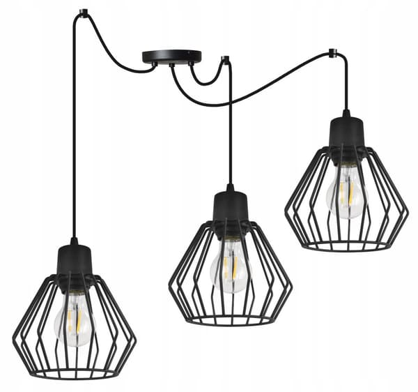 HÆNGELAMPE LOFT LYSKELYSE TRÅDLAMPE LAMPE LAMPE LED