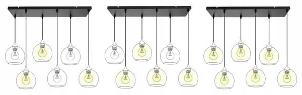 HÆNGELAMPE LOFT LYSKELYSE TRÅDLAMPE LAMPE LAMPE LED