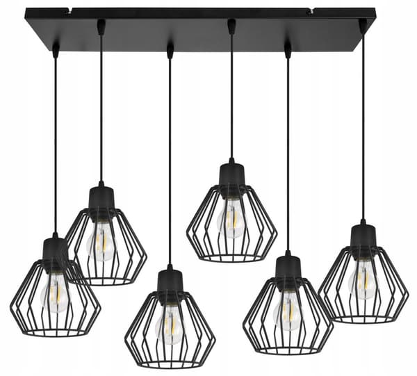 HÆNGELAMPE LOFT LYSKELYSE TRÅDLAMPE LAMPE LAMPE LED