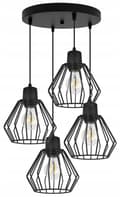 Miniatyrbild 5 av 10: HÄNGLAMPA TAK LJUSLYSA TRÅDLAMPA LAMPA LAMPA LED