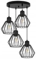 Miniatyrbild 6 av 10: HÄNGLAMPA TAK LJUSLYSA TRÅDLAMPA LAMPA LAMPA LED