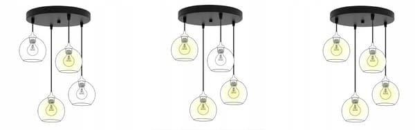 HÄNGLAMPA TAK LJUSLYSA TRÅDLAMPA LAMPA LAMPA LED