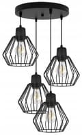Miniatyrbild 2 av 10: HÄNGLAMPA TAK LJUSLYSA TRÅDLAMPA LAMPA LAMPA LED