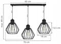 Miniatyrbillede 8 af 10: HÆNGELAMPE LOFT LYSKELYSE TRÅDLAMPE LAMPE LAMPE LED