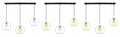 Miniatyrbillede 10 af 10: HÆNGELAMPE LOFT LYSKELYSE TRÅDLAMPE LAMPE LAMPE LED