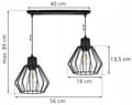 Miniatyrbillede 7 af 10: HÆNGELAMPE LOFT LYSKELYSE TRÅDLAMPE LAMPE LAMPE LED
