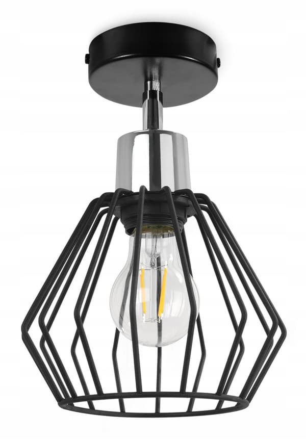 LOFT VÆG LAMPE METAL WIRE LAMPE LED
