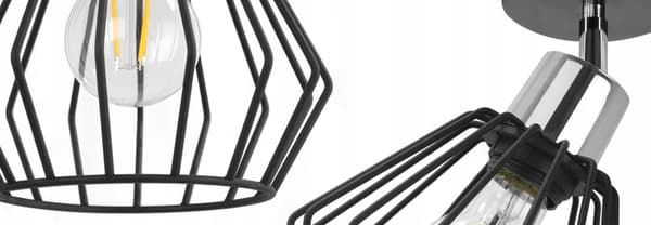 LOFT VÆG LAMPE METAL WIRE LAMPE LED