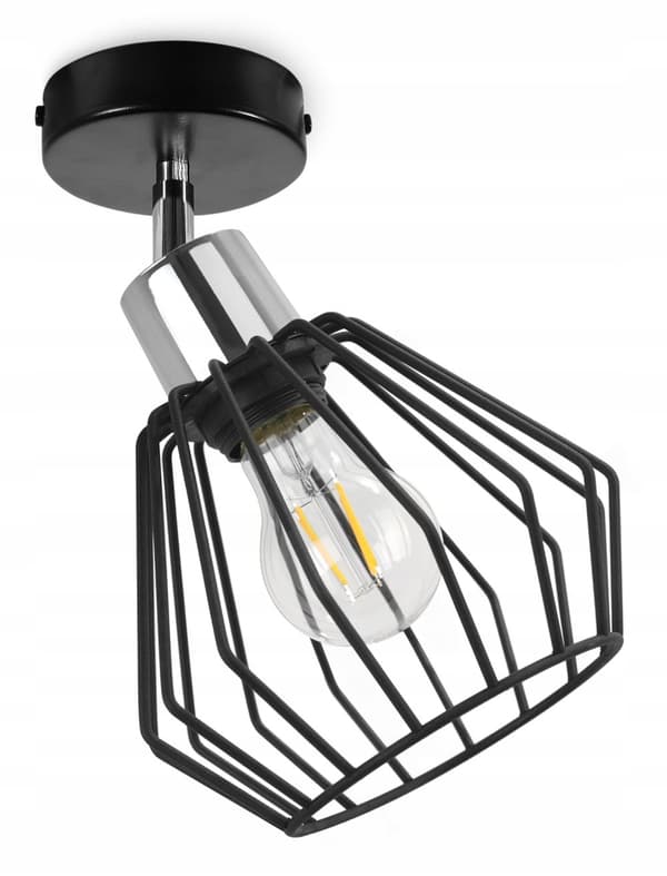 LOFT VÆG LAMPE METAL WIRE LAMPE LED