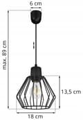Miniatyrbillede 7 af 9: HÆNGELAMPE LOFT LYSKELYSE TRÅDLAMPE LAMPE LAMPE LED