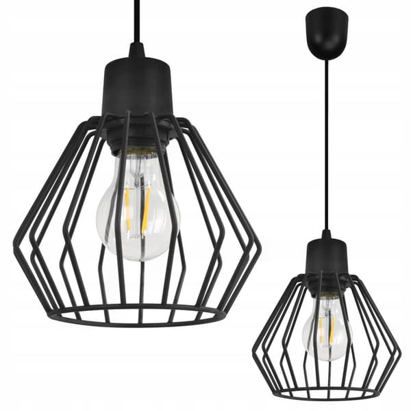 HÆNGELAMPE LOFT LYSKELYSE TRÅDLAMPE LAMPE LAMPE LED