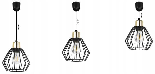 HÆNGELAMPE LOFT LYSKELYSE TRÅDLAMPE LAMPE LAMPE LED
