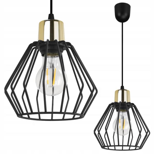HÆNGELAMPE LOFT LYSKELYSE TRÅDLAMPE LAMPE LAMPE LED