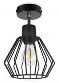 Miniatyrbillede 3 af 8: LOFT VÆG LAMPE METAL WIRE LAMPE LED
