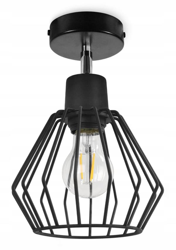 LOFT VÆG LAMPE METAL WIRE LAMPE LED