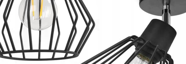 LOFT VÆG LAMPE METAL WIRE LAMPE LED