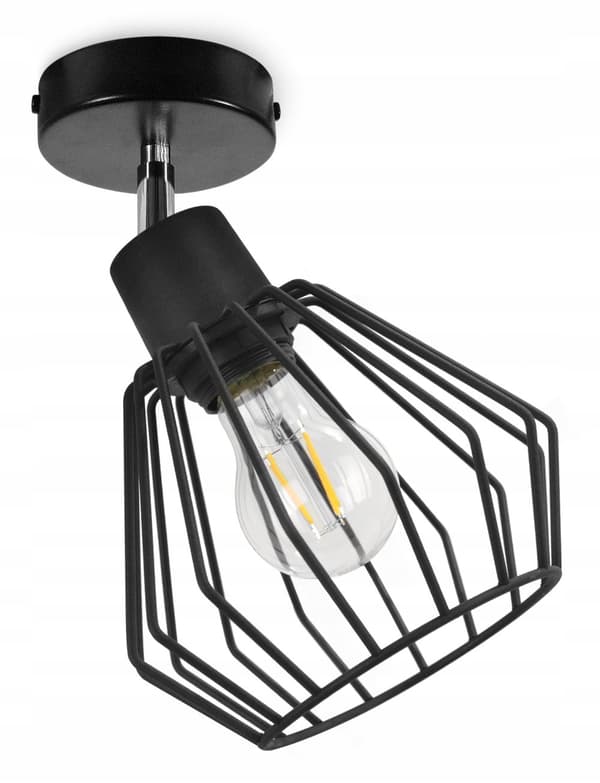 LOFT VÆG LAMPE METAL WIRE LAMPE LED