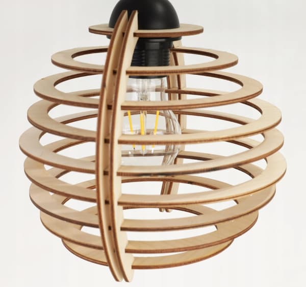 VÆGLAMPE, KVADRAT LAMPE, LOFTSLAMPE, TRÆLAMPE, LED