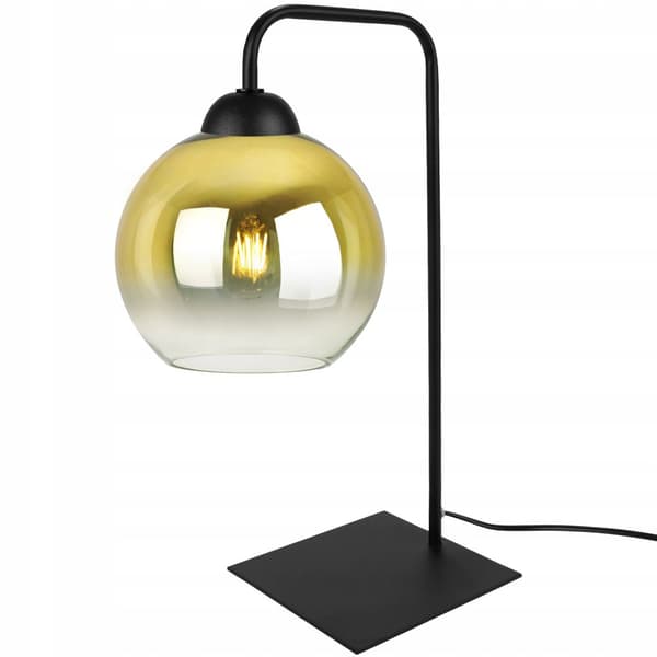 Sengebordslampe gyldne lampe ...