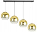 Miniatyrbild 2 av 10: HÄNGLAMPA TAK LJUSKRAKA GULD LAMPSKÄRM 15 CM