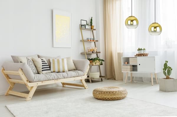 HÄNGLAMPA TAK LJUSKRAKA GULD LAMPSKÄRM 15 CM