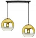 Miniatyrbillede 3 af 10: HÆNGELAMPE LOFT LYSKELYSE GULD LAMPESKÆRM 20 CM