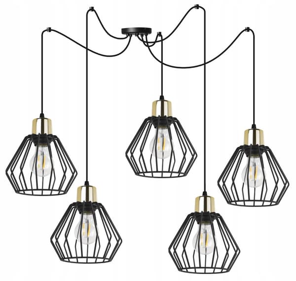 HÆNGELAMPE LOFT LYSKELYSE TRÅDLAMPE LAMPE LAMPE LED
