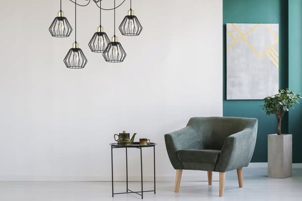 HÆNGELAMPE LOFT LYSKELYSE TRÅDLAMPE LAMPE LAMPE LED