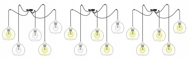 HÆNGELAMPE LOFT LYSKELYSE TRÅDLAMPE LAMPE LAMPE LED