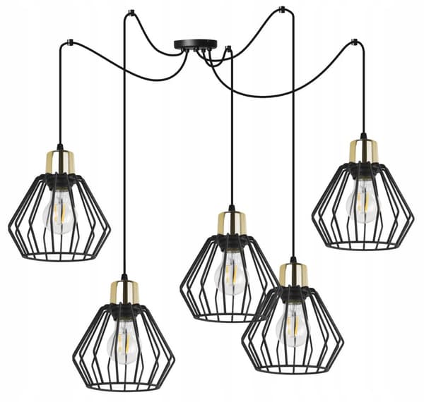 HÆNGELAMPE LOFT LYSKELYSE TRÅDLAMPE LAMPE LAMPE LED