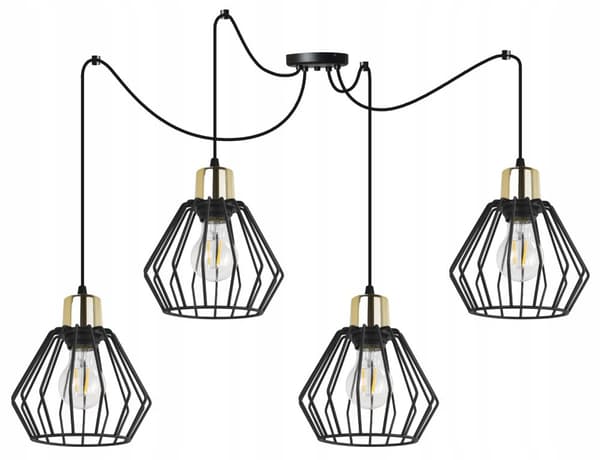 HÆNGELAMPE LOFT LYSKELYSE TRÅDLAMPE LAMPE LAMPE LED