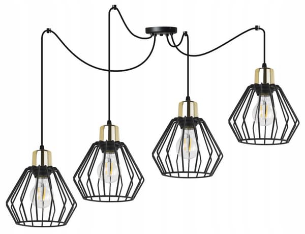 HÆNGELAMPE LOFT LYSKELYSE TRÅDLAMPE LAMPE LAMPE LED