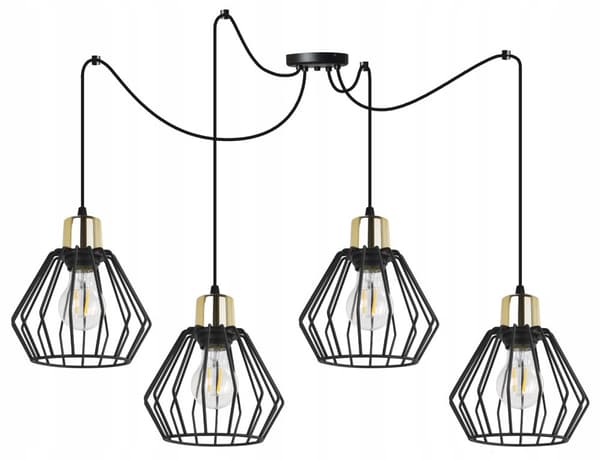 HÆNGELAMPE LOFT LYSKELYSE TRÅDLAMPE LAMPE LAMPE LED