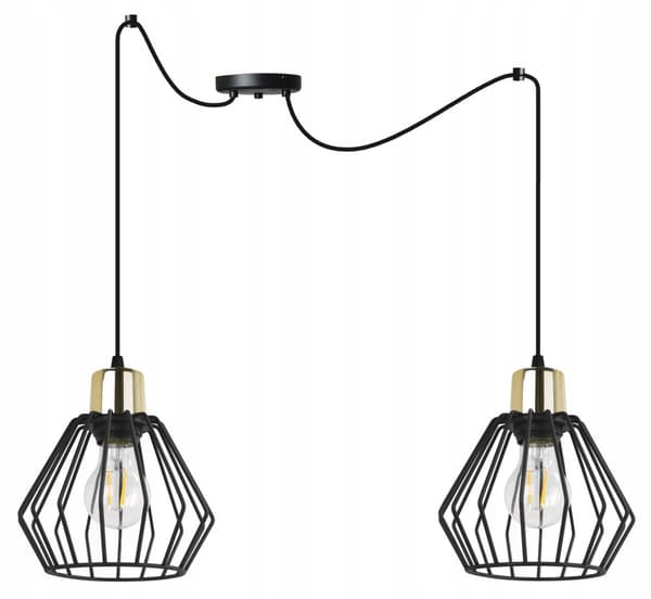 HÆNGELAMPE LOFT LYSKELYSE TRÅDLAMPE LAMPE LAMPE LED