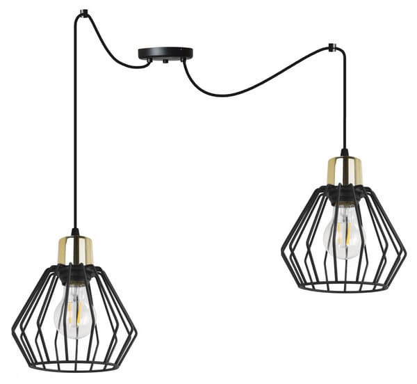 HÆNGELAMPE LOFT LYSKELYSE TRÅDLAMPE LAMPE LAMPE LED