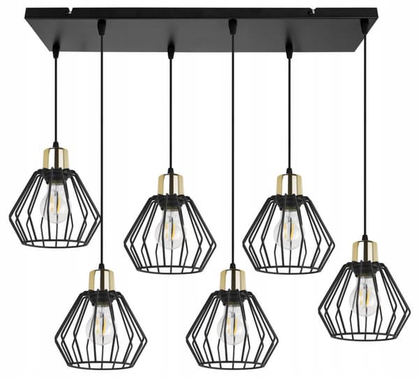 HÆNGELAMPE LOFT LYSKELYSE TRÅDLAMPE LAMPE LAMPE LED