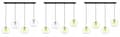 Miniatyrbillede 9 af 10: HÆNGELAMPE LOFT LYSKELYSE TRÅDLAMPE LAMPE LAMPE LED