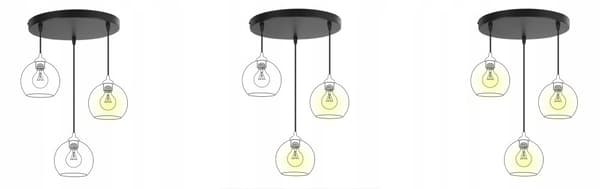 HÆNGELAMPE LOFT LYSKELYSE TRÅDLAMPE LAMPE LAMPE LED