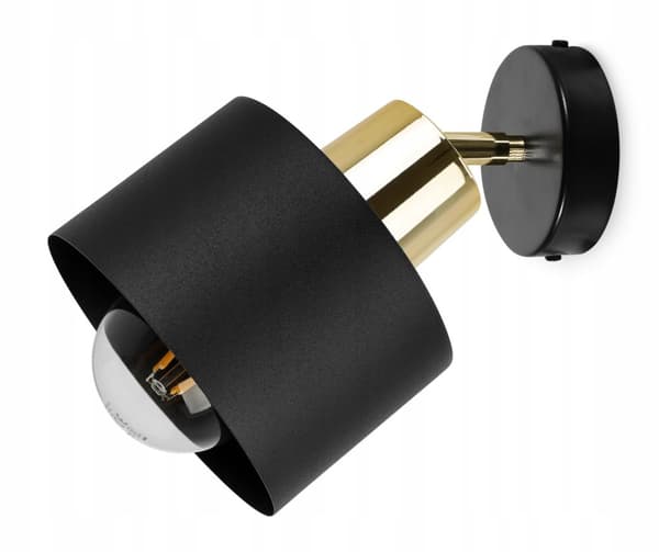 VÆGLAMPE LOFTSLAMPE Sconce SORT LED
